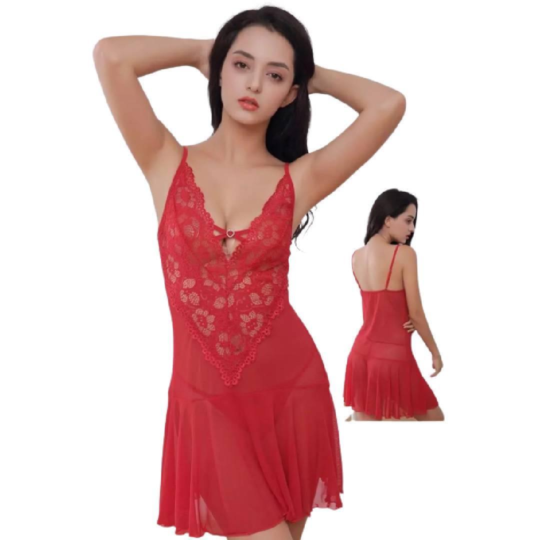 lace transparent nighty